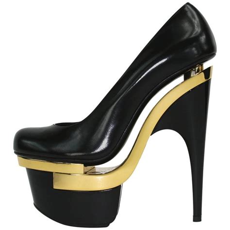 high heel boots versace|versace platform heels open toe.